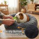 Guinea Pig Beds, Small Animal Bedding, Cozy Bed Mat, Thickened and Warm Winter Guinea Pig Beds for Dwarf Rabbits, Chinchillas, Hamsters, Hedgehogs, Ferrets Dark Grey