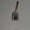 Cat Flower Credit Card Holder Slim Wallet, RFID Wallet Women Front Pocket Wristlet Lanyard, Small Card Holder Travel Funny Cute Thin ID Window PU Leather Case Organizer Gifts Girl