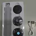 5-in-1 Professional Electric Callus Remover(Portable & Foldable), Removes 99.92% of Calluses in 3 Mins, Rechargeable Foot File Pedicure Kits with 10 & 40 Grit Pads for Soft Smooth Feet, Purple