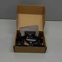 Homemory 6 Pcs Window Candles with Sensor Dusk to Dawn, Ivory Electric Window Candle Flickering, Christmas Fake Candles Battery Operated, Led Candlesticks with Black Holders for Xmas Holiday Decor