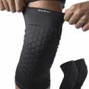 HiRui Knee Pads for Kids Youth Adult, Basketball Baseball Knee Brace Knee Support, Collision Avoidance Kneepad Compression Knee Sleeve for Volleyball Football Cycling Running-1Pair (Black, XS)