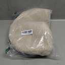 TOWN & COUNTRY EVERYDAY Ultra Plush Solid Tufted Toilet Lid Cover, Soft and Absorbent, Non-Slip Cover, Machine Washable, Beige, 18.5"x19.6"