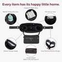 Momcozy Universal Stroller Organizer, Slim Stroller Caddy with 2 Insulated Cup Holders, Non-Slip Silicone Straps, Detachable Mini Pouch, Dense-Weave Parent Console for UPPAbaby, Doona, Graco & More