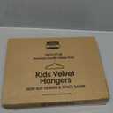 Utopia Home Kids Hangers Velvet (20 Pack) - 11 Inch Durable Baby Hangers for Closet - Perfect for Toddler & Non Slip for Everyday Use (Grey)