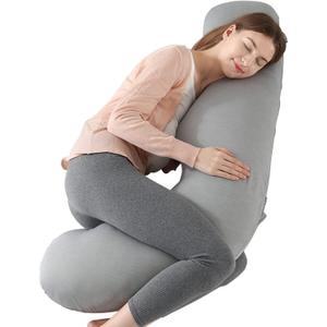 BATTOP Pregnancy Wedge Pillow Support Body,Portable Belly Wedge Pillow with Cooling Cover,Adjustable Maternity Pillow for Sleeping,Support Legs,Back,Knees,Travel Pregnancy Pillows