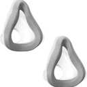 2-Pack Replacement Cushion Compatible with AirTouch F20 Full Face Mask, Ultra-Soft Memory Foam Interface for CPAP/BiPAP, Reduces Red Marks & Air Leaks, Size Medium (M)