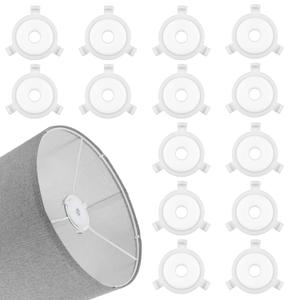 15PCS Lamp Shade Adapter Ring, E27 to 3/7" Lampshade Adapter, Durable Lamp Shade Reducer Rings for Table Lamps, Pendant Lights, Floor Lamps and Other Lighting Accessories