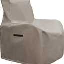 Skypatio Patio Chair Cover Waterproof, Outdoor Furniture Storage Cover for All Weather Protection (Khaki)