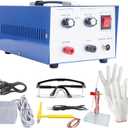 Jewelry Spot Welder Machine, 30A Professional Spot Welder for Gold Silver Platinum, Handheld Pulse Arc Spot Welding Machine for Jewelry DIY Precision Repair (Blue)