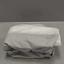 SERTA Modern Solid Bed Skirt, Hotel Quality Dust Ruffle with 13 Inch Drop, Machine Washable, Queen, Light Grey