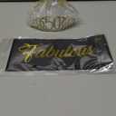 50th Birthday Sash and Crown for Women,50th Birthday Decorations,50 & Fabulous Birthday Gifts,Birthday 50th Woman Party Decorations