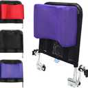 Wheelchair Headrest Backrest,Headrest Neck Support Comfortable Seat Back Cushion U Type Pillow Adjustable Angle Low Repulsion Breathable Universal Wheelchair Accessories Toilet Chair(Black), 1 Count