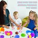 euoloar 24 PCS Prefilled Easter Eggs With Animal Pull Back Car, Filled Easter Eggs for Easter Hunt Game Basket Fillers Kids Party Favors