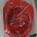 Firefighter Hat Helmet Fireman Party Dress Up Hat Kids Pretend Chief Hat Halloween Party Role Play Toy Red