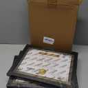 Egofine 8.5x11 Picture Frames Set of 4, Made of Solid Wood Covered by Plexiglass for Document,Diploma, Certificates and Degree, for Table Top Display and Wall Mounting Photo Frame Black