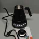 COSORI Electric Gooseneck Kettle Smart Bluetooth with Variable Temperature Control, Pour Over Coffee & Tea Maker, 100% Stainless Steel, Quick Heating, Matte Black (0.8 Quarts)