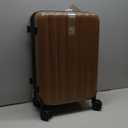 Hanke 20 Inch Carry On Luggage 22x14x9 Airline Approved Lightweight PC Hard Shell Suitcases with Wheels Travel Luggage Rolling Suitcase Travel Luggage Bag Christmas Gifts for Birthday, Brown