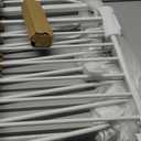 Extra Wide Baby Gate 48.03-52.76 Pressure Mounted,Child Dog Pet Safety Gates with Walk Through Door for Doorways Stairs No Drilling in Door,White