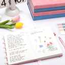 Lined Journal Notebook 365 Pages, A5 Leather Journals for Writing Women & Men, Hardcover Notebook with 100GSM Thick Paper, Daily Journal Notebook for Travel, Work, School, Note Taking, College Ruled