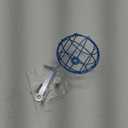 Metal Suet Ball Holder for Bird Buddy Smart Feeders & Others with 5mm Screw Hole for Accessory, Compatible with BirdBuddy Feeders, Durable Add-on Accessory (Blue)