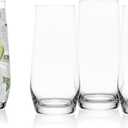 Mikasa Samantha Highball Tumbler Beverage Glass, Set Of 4, 19 Ounce