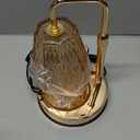 Candle Warmer Lamp with Timer  Dimmable Wax Warmer for Vintage Room Decor, Height Adjustable Candle Lamp for Mom, Birthday Gifts for Women,House Warming Gifts for New Home Decor with 2 Bulbs (Gold)