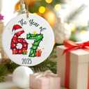 2025 The Year of Six Seven Christmas Ornaments | Funny 67 Meme Ornament | Gen Alpha Humor Ornament | 67 Gifts & Stocking Stuffer for Teen, Friends, Coworkers