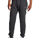 Champion Mens Joggers, Powerblend, Fleece Comfortable For (Reg. Or Big & Tall) Athletic-sweatpants, Granite Heather Script, X-Large US
