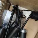 Dimmable Floor Lamp - 3 Lights Arc Floor Lamps for Living Room, 1000LM Modern Tall Standing Lamp With Gray Shades & Heavy Base, Mid Century Tree Floor Lamp for Bedroom Office, 3 LED Bulbs Included (Matte Black-Gray Linen Shades)