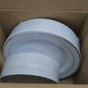 JollyPack 100 Piece Disposable Silver Plastic Party Plates, Including 50 10 Inch Dinner Plates and 50 7 Inch for Dessert, Great for Parties, Weddings, Home Use, and Christmas