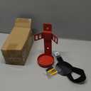 Fire Extinguisher Mount,Wall Hanging Bracket,Fire Extinguisher Holder for Home, Car, RV, Truck, Mini Fire Extinguishers (2.5LB red 1Pcs)