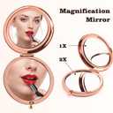 Retirement Gifts for Women 2025 Compact Mirrors Funny Retired Gifts for Woman Coworker Retirement Gifts for Grandma Coworker Leaving Gift Mothers Day Christmas Birthday Presents Makeup Mirror, Rosegold
