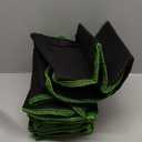 Grow Bags 5 Gallon10Pcs Heavy Duty 300G Fabric Pots for Plants,Thickened Nonwoven Garden Bags for Vegetables,Large Nursery Pots,Tomato, Green Line Border (5 Gallons)