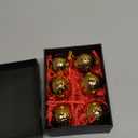 VioraWhite 6 Pack Father's Day Golf Gifts for Men Personalized Funny Novelty Gold Balls Cool Accessories for Golfers Birthday Christmas Lovers