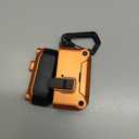 Inesore Compatible with AirPods Pro 3 Generation Case,Secure Lock & Phone Stand Design,Compatible with MagSafe,Automatic Snap Switch Secure Cover for New AirPods Pro 3rd (2025)-Orange