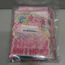 105 PCS Axolotl Birthday Decorations Party Supplies Axolotl Themed Party Decorations Includes Backdrop Banner Cake Topper and Cupcake Topper Stickers for Birthday Party