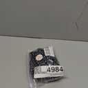 Women's Mid Rise Bikini Suit Halter Neck V Tie Push Up Front Classic Polka Dot Two Swimsuit, M