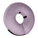Tonqixope Inflatable Dog Cone Collar-Soft Protective Cone for Dogs After Surgery, Dog Donut Collar for Large Medium Small Dogs and Cats (Purple Gray, Large)