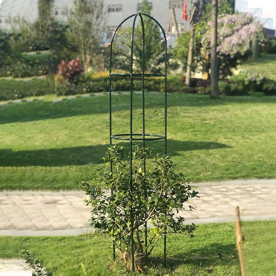 Metal Garden Obelisk Trellis for Climbing Plants Outdoor