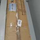 Huuger 6 Tier Bookshelf, L Shaped Corner Bookshelf with Open Shelves, 49.4 Inch Straight Wide Bookcase with Metal Frame and Wooden Board, Adjustable Feet, Black