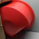 Rubbermaid Commercial Products Heavy-Duty Brute Dome Swing Top Door Lid, Plastic, Red, Compatible with the 32-Gallon Waste/Utility Containers