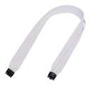 2 x PCIe 5.0 Cable, 16AWG ATX 3.0 12VHPWR PCIE Cable, 600W Male to Male 16 (12+4) Pin PCIE5 Cable for RTX 4090TI, 4080TI, 3090TI, Compatible for MSI, Gigabyte, GameMax, Thermaltake Power Supply, White