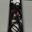 CHI Original Lava Ceramic Flat Iron, Hair Straightener For An Even & Smooth Finish, Lower Temperature, 11 Foot Cord For Convenience, 1" Iron (Black/Red)