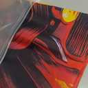 Racing Car Happy Birthday Backdrop Flame Track Banner Sports Car Party Photography Background for Men Boys Kids Birthday Supplies Bday Table Decor Studio Photo Booth Prop 71 x 43 Inch