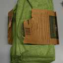 Bamboo Naturals Greenery Collection Microfiber Cleaning Cloths, Attract Dust Like a Magnet, Green and Tan Duster Cloths, Pack of 20