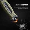 10" Fixed Blade Tactical Knives with Sheath and Clip, Stainless Steel Survival Hunting Bushcraft Full Tang Non-Slip Handle Knife for Camping, Hunting, Adventure, Outdoors, EDCMilitary Green