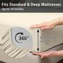 Comforter Set Queen Size, Vintage Lavender Flower 7 Pcs Bedding for Kids and Adults, Retro Botanical Plant Bed Sheet Sets with Fitted Sheet 2 Pillowcases & 2 Shams for Bedroom Bed Decor