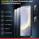 SPIDERCASE Designed for Samsung Galaxy S24 Plus Case, [10 FT Military Grade Drop Protection] Heavy Duty Shockproof Phone Case for Galaxy S24 Plus 6.7 inch, Black