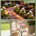 Solar Lights Outdoor, Dual Use Flower Lights with 40H Runtime