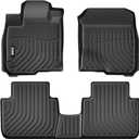 VIWIK Floor Mats for HRV 2023 2024, Car Mats All Weather Protection Custom Floor Liners for 2023 2024 HRV 1st and 2nd Row Front & Rear Black Car Liners